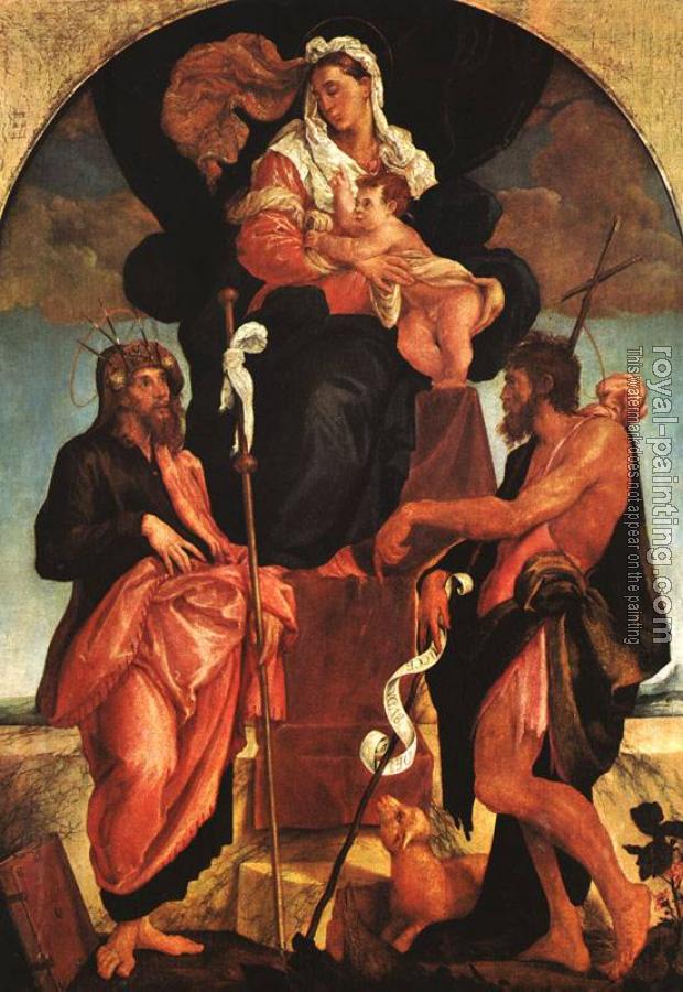 Jacopo Bassano : Madonna And Child With Saints